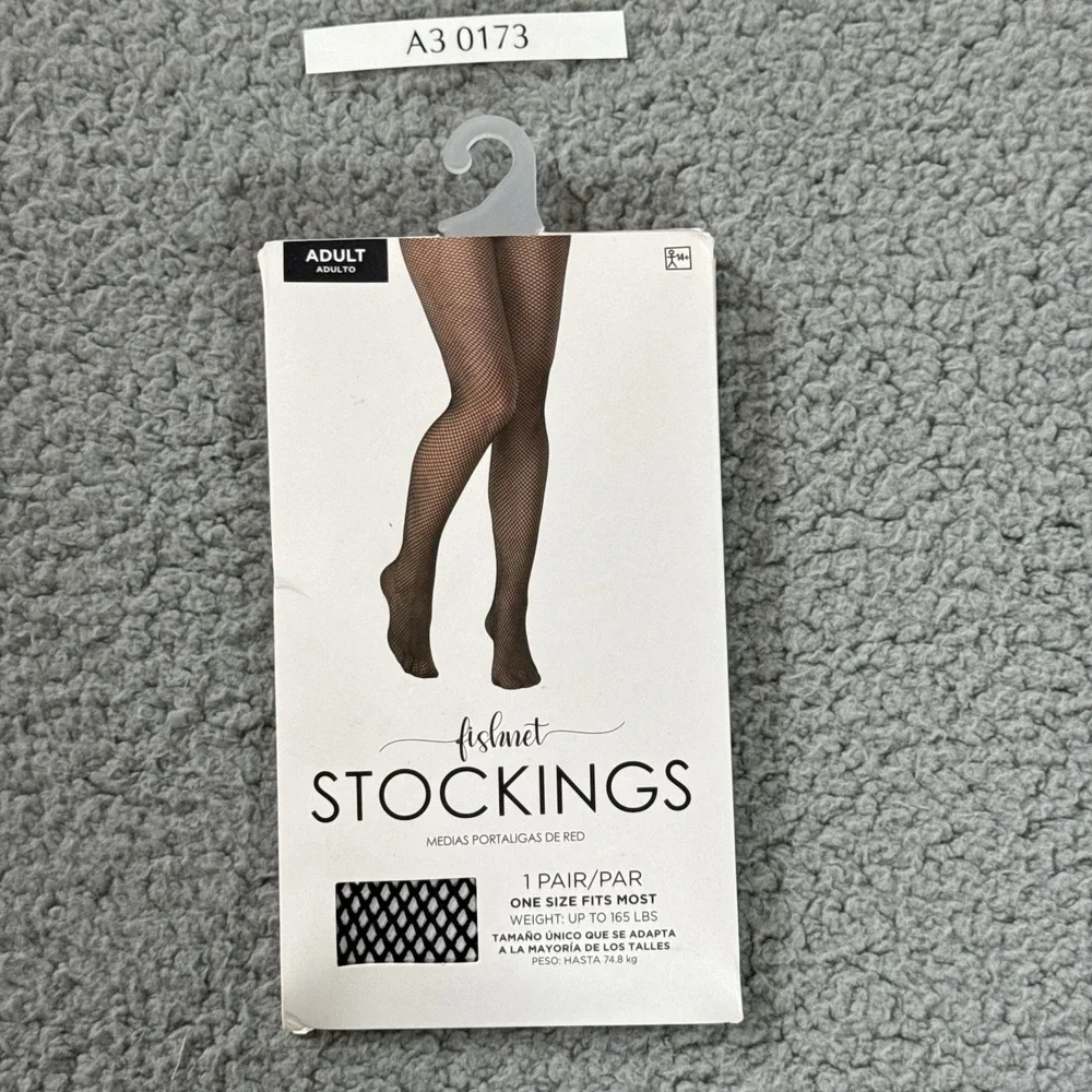Fishnet‎ Stockings Pantyhose Womens Adult Black Lingerie Clubwear Costume OSFM